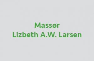 Logo af Massør Lizbeth A.W. Larsen.